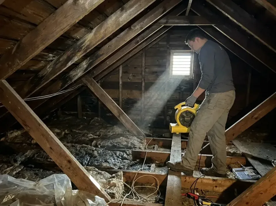 attic-water-damage-drying-proc-007 — frequently asked questions, Emergency Water Extraction & 24/7 Flood Response in Triana,…
